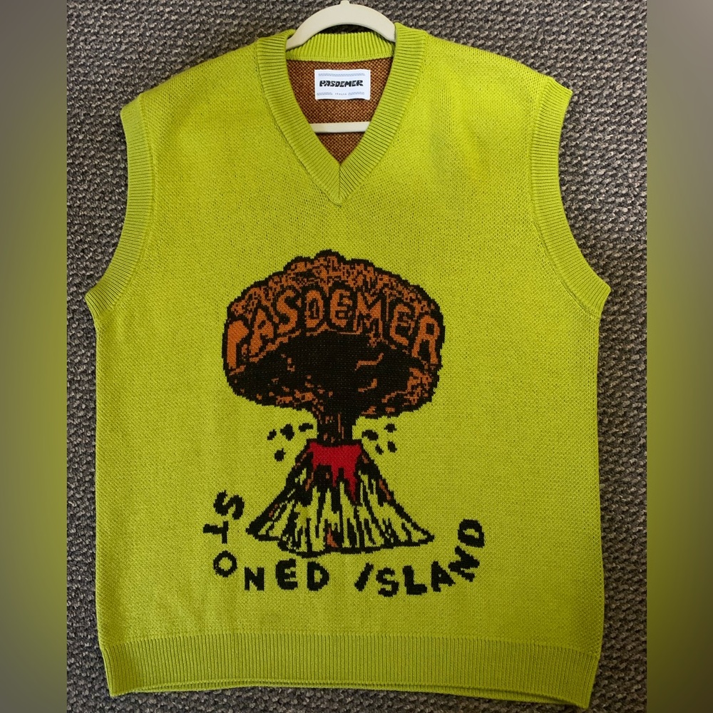 Pasdemer “Stone(d) Island” Vest Pullover Men’s Size Large New/Unworn SOLD OUT!